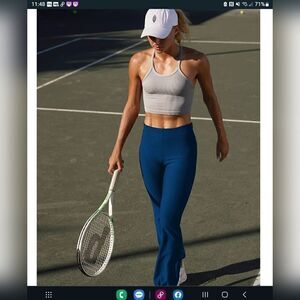 Free People Happiness Runs Heather Grey Tank XS/S